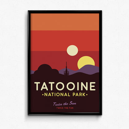 Tatooine National Park Poster